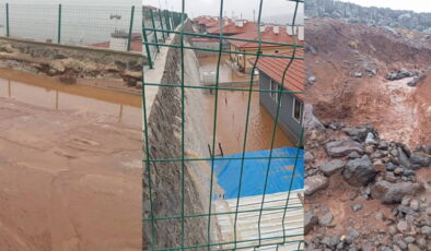 Killik Deresi sağanak yağmurla birlikte taştı, evleri su basan yurttaşlar tahliye edildi: Dere yatağına TOKİ konutu
