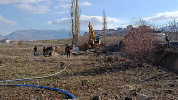 Malatya’da altyapı çalışmaları sırasında göçük: 2 yaralı