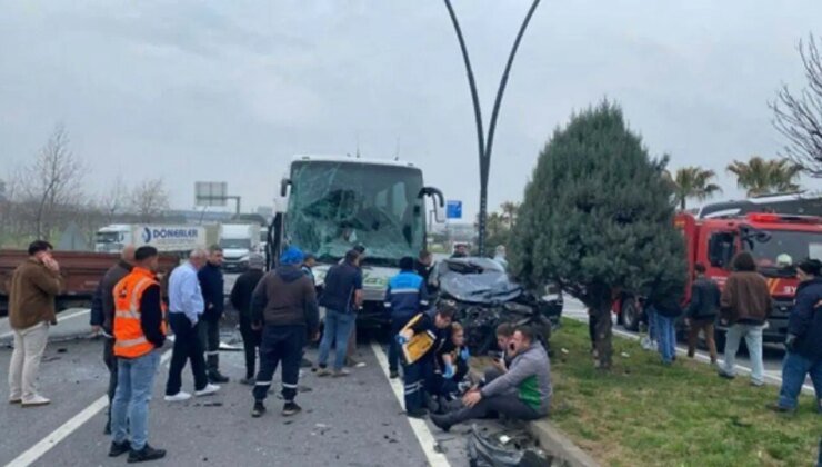 Manisa’da 3 araçlı zincirleme kaza: Yaralılar var!