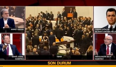 Meclis’teki yumruklu kavga canlı yayında tansiyonu yükseltti