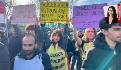 Migros depo işçileri, üçüncü kez patron Özilhan’ın evinin önünde: Onlarca işçi gözaltına alındı!