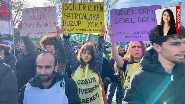 Migros depo işçileri, üçüncü kez patron Özilhan’ın evinin önünde: Onlarca işçi gözaltına alındı!
