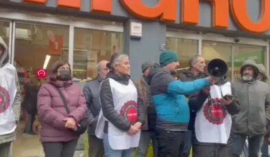 Migros depo işçilerine Hopa’dan destek