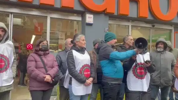 Migros depo işçilerine Hopa’dan destek