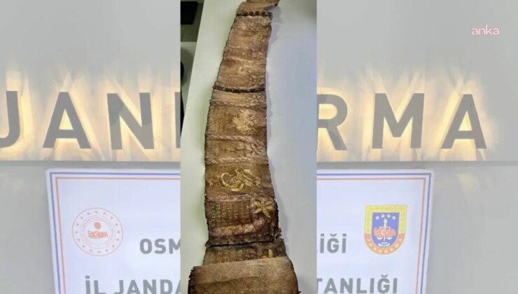 Osmaniye’de tarihi eser operasyonunda, 1 milyon dolarlık 12. yüzyıldan kalma yazıt bulundu