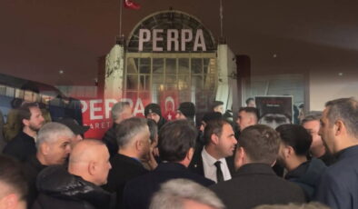 PERPA Ticaret Merkezi’nde gergin anlar! Yönetimi kaybeden ekip görevi teslim etmedi