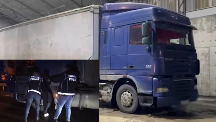 Sarıyer’de TIR operasyonu: Özel bölmede 183 litre uyuşturucu yakalandı!