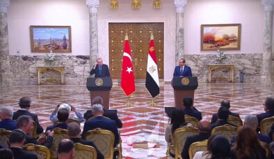 Sisi ile ortak basın toplantısında konuştu: Erdoğan’dan ‘İran ile diplomasi’ çağrısı