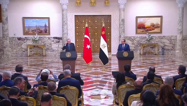 Sisi ile ortak basın toplantısında konuştu: Erdoğan’dan ‘İran ile diplomasi’ çağrısı