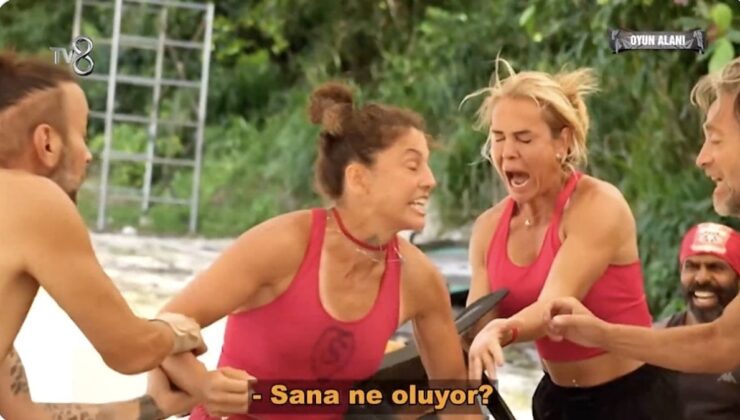 Survivor’da kavga: Nagihan ve Seren Ay birbirine girdi! “Kolumu parçaladın”