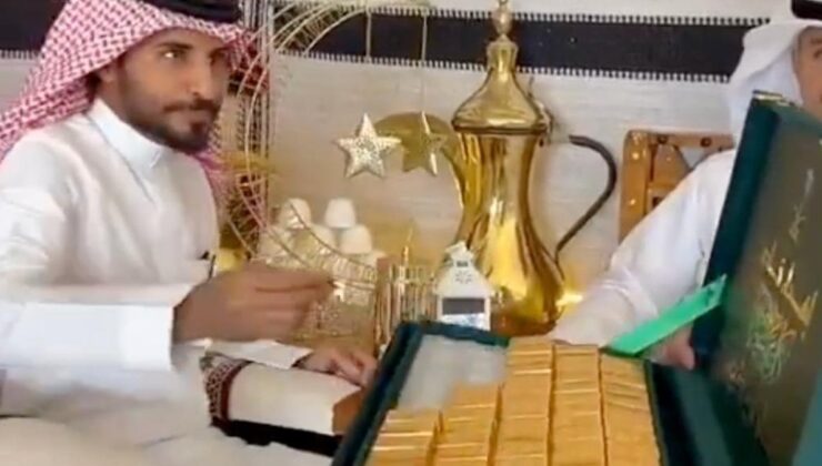 Suudi Arabistan’daki altın külçeleri tartışma yarattı