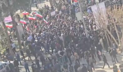 Tahran’da üniversite kampüsünde rejim karşıtı protesto