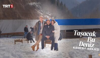 Taşacak Bu Deniz’den kamera arkası geldi: İşte o anlar…