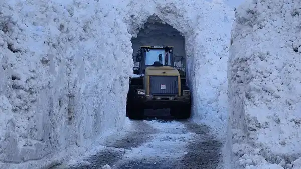 Van’da olumsuz hava koşulları nedeniyle 67 yerleşim yerinin yolu kapandı