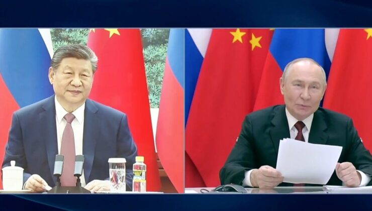 Vladimir Putin ile Şi Cinping video konferans ile görüştü
