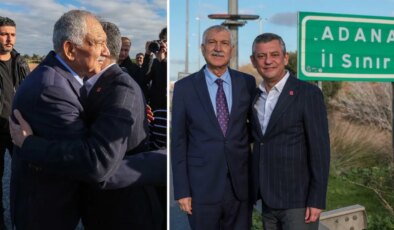 Zeydan Karalar, Özgür Özel’i Adana il sınırında karşıladı