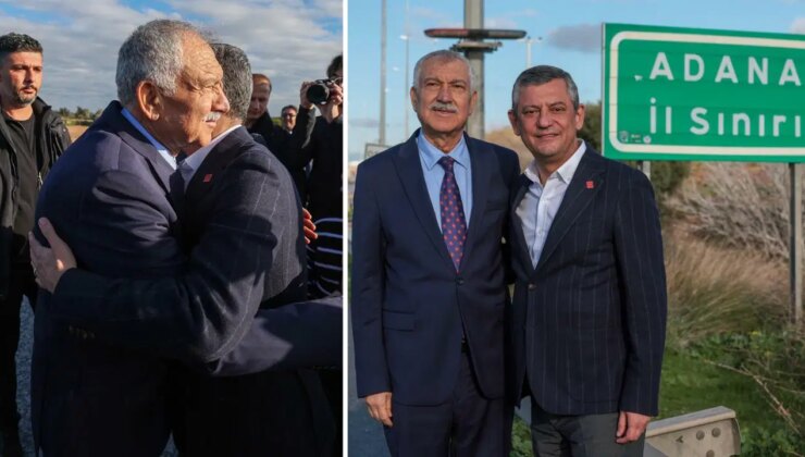 Zeydan Karalar, Özgür Özel’i Adana il sınırında karşıladı