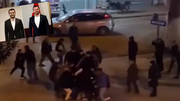 AKP’li başkanlar sokak ortasında birbirine girdi… Kavga emniyette bitti!