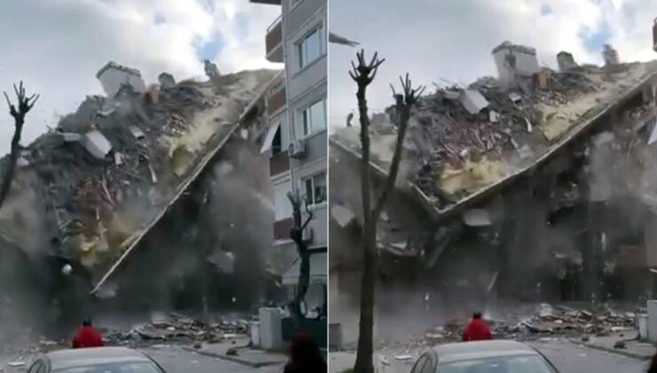 Avcılar’da 5 katlı bina yıkım sırasında çöktü