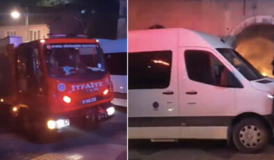 Bursa’da tarihi binada çıkan yangın söndürüldü