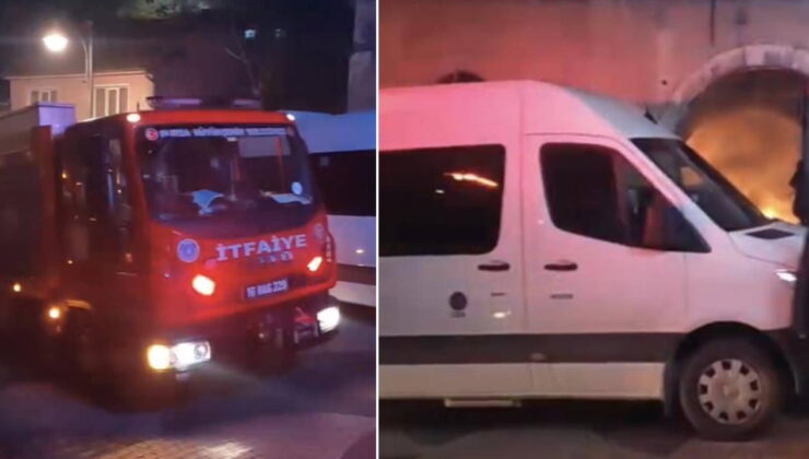 Bursa’da tarihi binada çıkan yangın söndürüldü