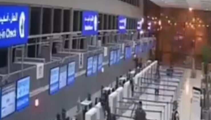 Dubai Uluslararası Havalimanı’nın vurulma anları