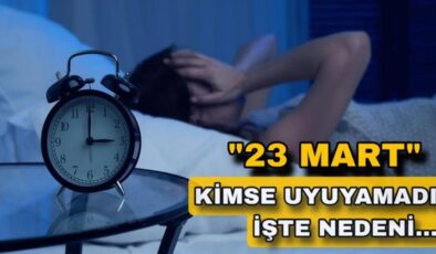 Dün gece milyonların “uyuyamama” sebebi öğrenildi