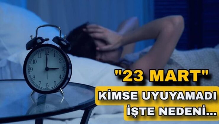 Dün gece milyonların “uyuyamama” sebebi öğrenildi