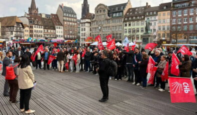 Ekrem İmamoğlu’nun tutukluluğunun birinci yılı, Fransa’da protesto edildi