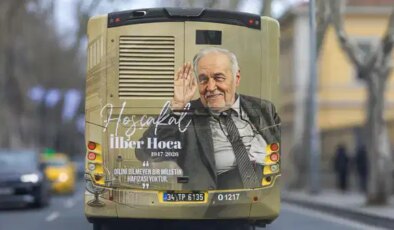 İlber Ortaylı için İETT’den özel saygı otobüsü