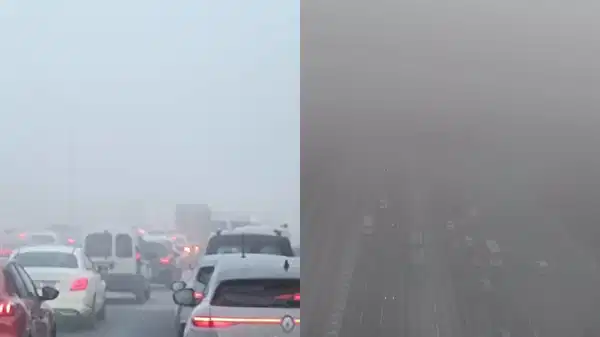 İstanbul’da ‘sis’ esareti: Trafikte zor anlar… Görüş mesafesi düştü!