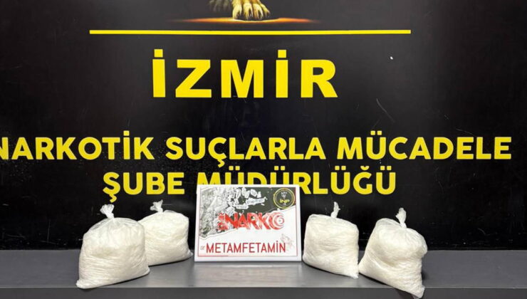 Kargo firmasına operasyon: 9 kilo metamfetamin ele geçirildi
