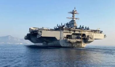 Kızıldeniz’deki USS Gerald R. Ford uçak gemisinde yangın