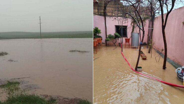 Mardin’de sağanak felaketi: Dereler taştı, tarım arazileri sular altında kaldı!