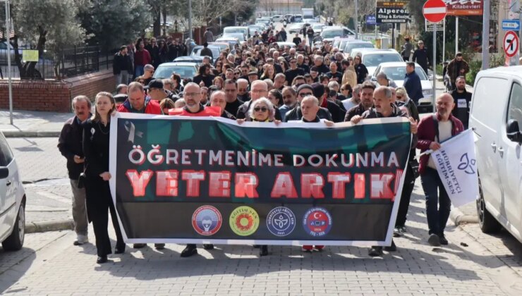 Muğla’da eğitimciler ‘Fatma Nur Çelik’ için sessiz yürüyüş düzenledi