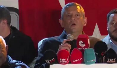 Özgür Özel’den Bolu’da açıklama! Tanju Özcan için geldi