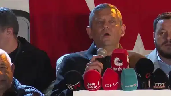 Özgür Özel’den Bolu’da açıklama! Tanju Özcan için geldi