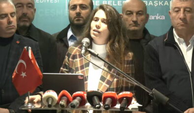 Son Dakika… Uyuşturucu test sonucu negatif çıktı: Çeşme Belediye Başkanı Lal Denizli, açıklama yapıyor