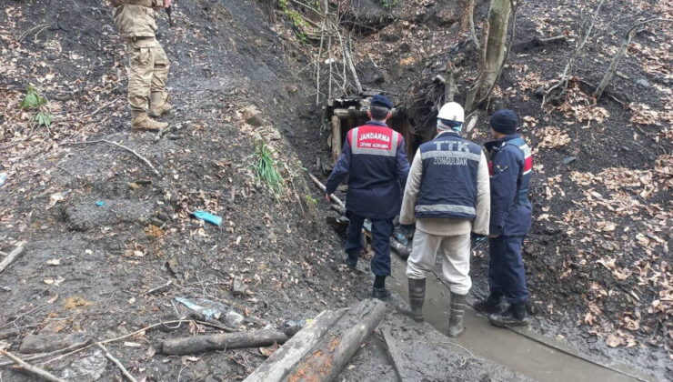 Zonguldak’ta 9 kaçak maden ocağı imha edildi