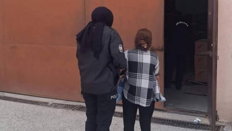 18 yıl 9 ay hapis cezası bulunan kadın yakalandı