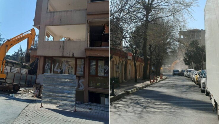 Bakırköy’de okulun yanında yıkım: Veliler isyan etti