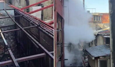 Beyoğlu’nda 5 katlı binada yangın: 2 kişi kurtarıldı