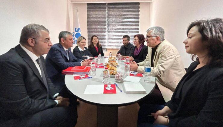 CHP lideri Özgür Özel’den SOL Parti’ye ziyaret!