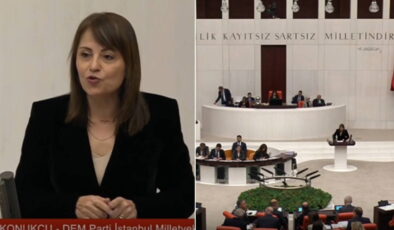 Dem Partili Konukcu ile AKP’li vekiller arasında ‘terbiyesiz’ tartışması: ‘Milletin derdini çözmediğiniz gibi buradan çen, çen, çen!’
