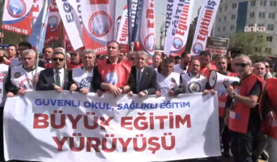 Eğitim sendikaları, Milli Eğitim Bakanlığı’na yürüyor