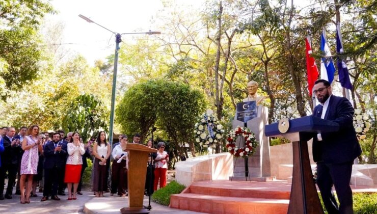 El Salvador’da Atatürk büstlü ‘Türkiye Parkı’ törenle açıldı