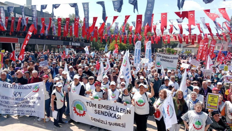 Emekliler Aydın’da ‘Sefalet Zulmüne Son’ dedi