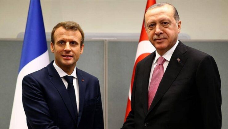 Erdoğan, Fransa Cumhurbaşkanı Macron ile görüştü