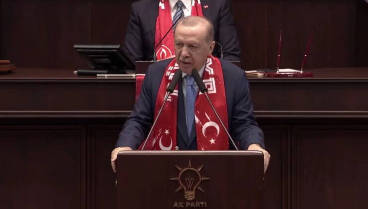 Erdoğan grup toplantısında konuşuyor