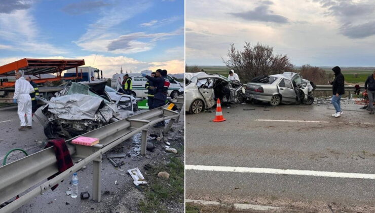 Eskişehir-Ankara yolunda feci kaza: 4 kişi öldü, 2 kişi yaralandı